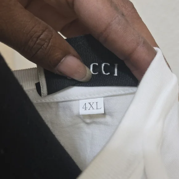 Gucci White Graphic Men's Tee - Picture 3 of 6